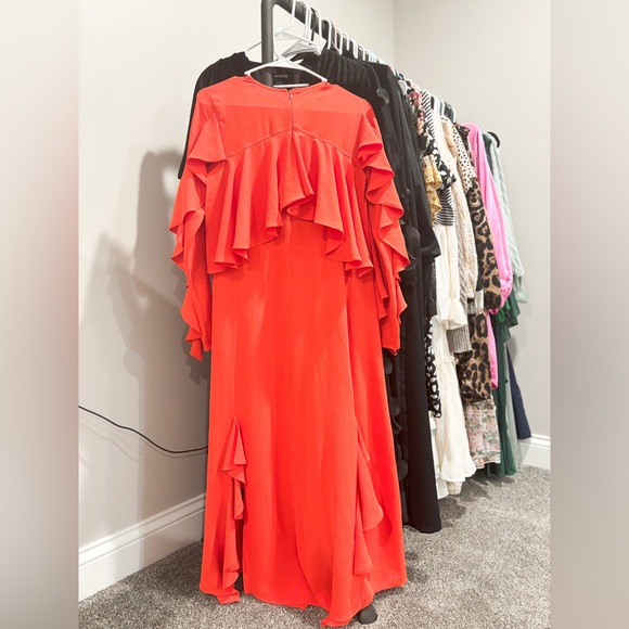 orange dress - Picture 2 of 2